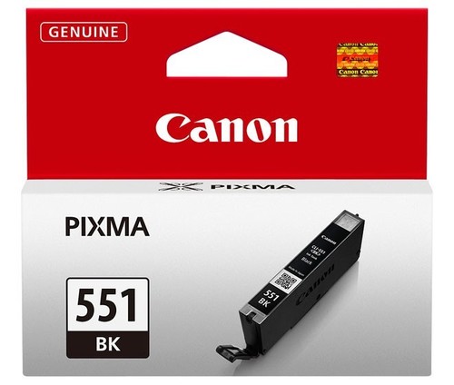 Canon Tintenpatrone schwarz CANON CLI-551BK7mlsw