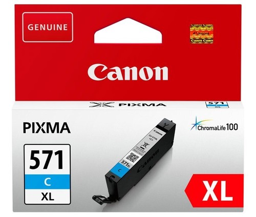 Canon Tintenpatrone cyan CLI-571C XL