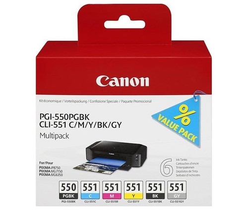 Canon Tinten Multipack PGI-550PG