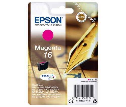 Epson Tintenpatrone magenta EPSON 16 3,1ml ma