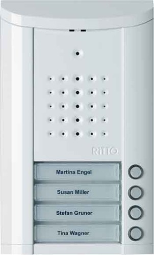 Ritto Türstation weiß Entravox, 4Tasten 1840470