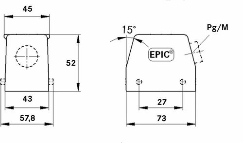 Lapp Zubehör EPIC-H-B-10-TS-21-ZW 10042100