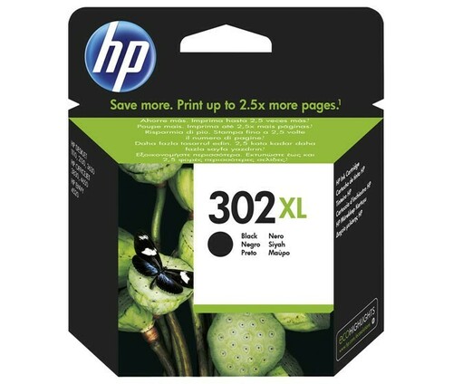 HP Tintenpatrone schwarz 302XL/F6U68AE sw