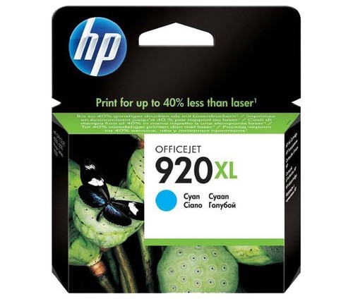 HP Tintenpatrone cyan 920XL/CD972AE cy