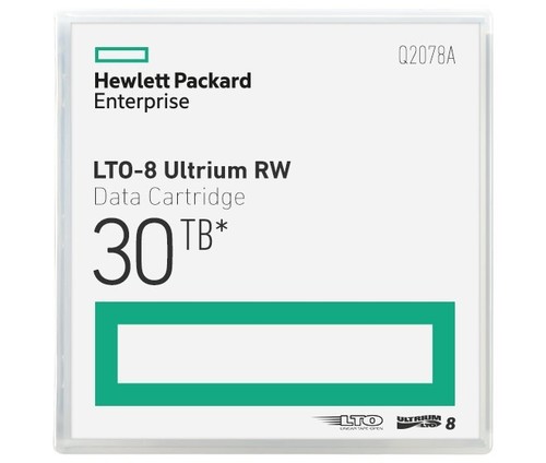 HP LTO Ultrium-8 Cartridge 12TB/30TB Q2078A