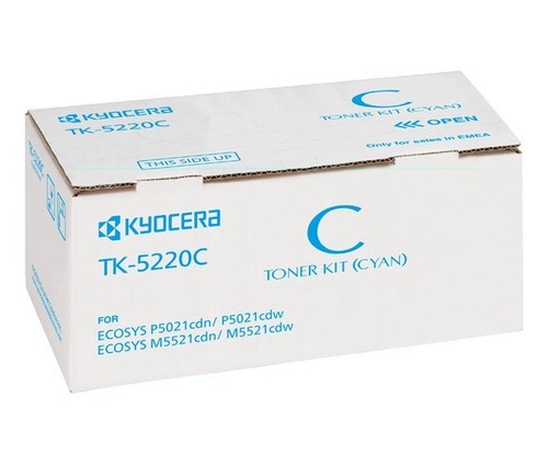 Kyocera Lasertoner 1.200 Seiten,cyan TK-5220C cy