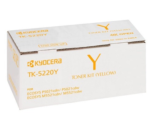 Kyocera Lasertoner 1.200 Seiten,gelb TK-5220Y ge