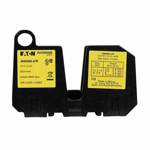 Eaton Sicherungsblock ClassJ600V60A-1pole JM60060-1CR Eaton Sicherungsblock ClassJ600V60A-1pole JM60060-1CR