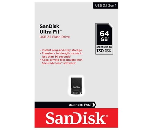 Sandisk USB 3.1 Stick 64GB Sandisk,TypA,UltraFi SDCZ430-064G-G46