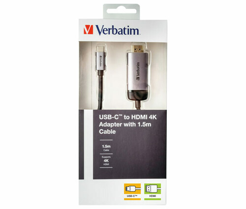 Verbatim USB 3.1-C Adapter HDMI 4K 49144