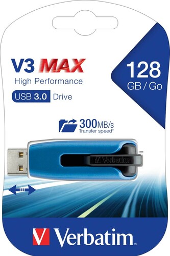 Verbatim USB-Stick 128GB 3.0 (R)300MB/s,(W)70MB/s 49808