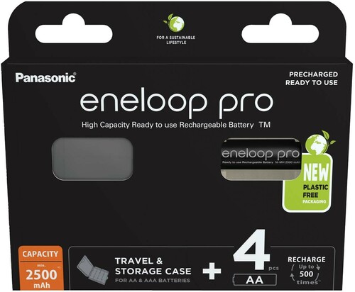 Hückmann Akku Mignon AA eneloop 2500mAh BK-3HCDEC4BE(VE4)