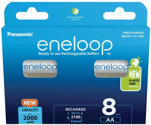 Hückmann Akku Mignon AA eneloop 2000mAh BK-3MCDE/8BE(VE8)