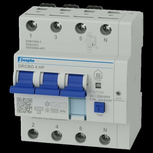 Doepke FI/LS-Kombination 3p+N, 16 A, 0.03 A 09948524