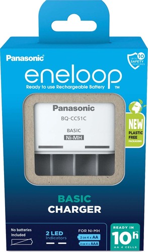 Hückmann Ladegerät BQ-CC51 eneloop unbestückt BQ-CC51E