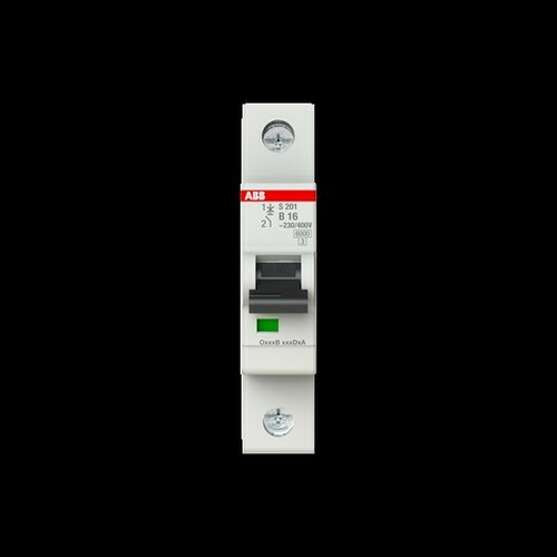 ABB Stotz S&J Sicherungsautomat B-Char. 6 kA, 16 A, 1P 2CDS251001U1165