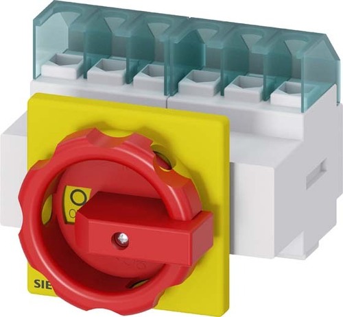 Siemens Dig.Industr. Haupt-/Not-Aus-Schalter 6p. 25A 9,5kW/400V 3LD2103-3VK53