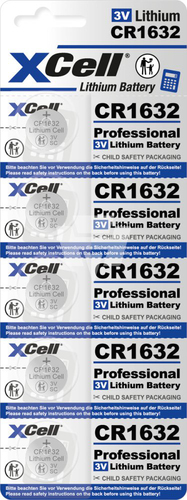 Hückmann Knopfzelle Lithium 3V XCR1632 (5er)