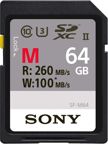 Sony SDXC-Card 64GB UHS-II M series SF64M