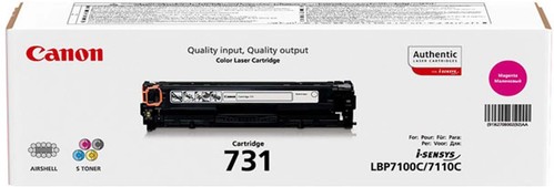 Canon Lasertoner 1.500Seiten,magenta CANON 731 ma