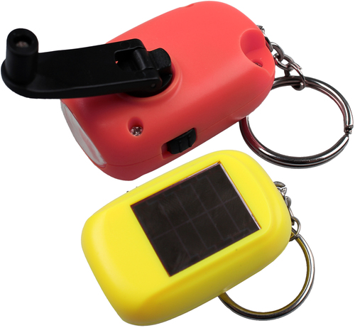 Hückmann Kurbelleuchte Mini Solar Schlüsselanhänger SB-1098 Hückmann Kurbelleuchte Mini Solar Schlüsselanhänger SB-1098