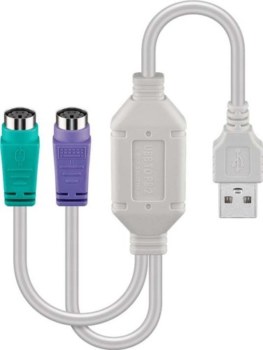 Goobay USB-Konverter/Adapter USB auf PS/2 95431