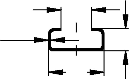 Niedax Reihenschiene 2910/3 SO