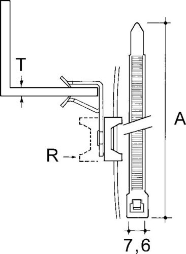 Niedax Kabelbefestigung AH814-CT2R