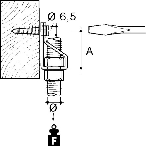 Niedax Stangenbefestigung AM-6T Niedax Stangenbefestigung AM-6T