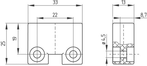 Schmersal Distanzstück BNS 250