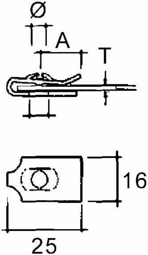 Niedax Befestigungs-Zubehör DM-6T Niedax Befestigungs-Zubehör DM-6T
