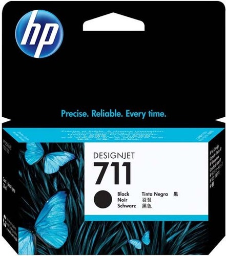 HP Tintenpatrone schwarz 711/CZ129A sw