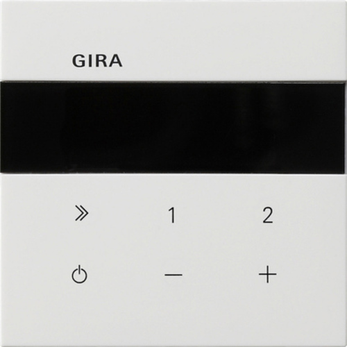 Gira UP-Radio IP Flächenschalte Reinweiß 2320112