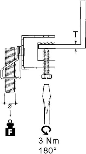 Niedax Stangenbefestigung FH107-AM6T