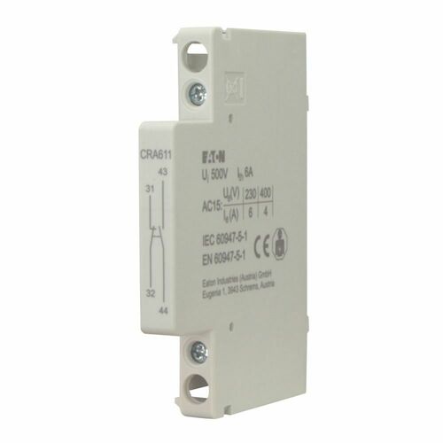 Eaton Hilfsschalter, 6A, 1S+1Ö CRA611