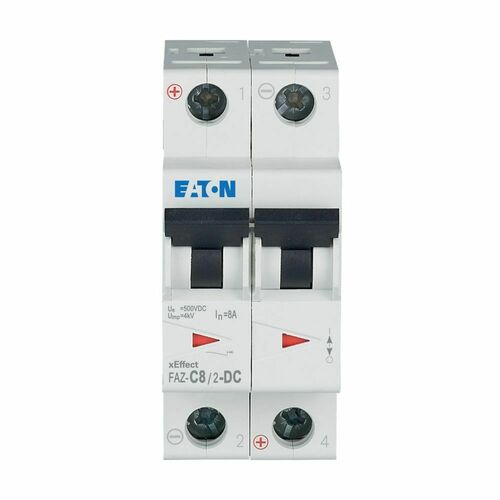 Eaton Leitungsschutzschalter FAZ-C8/2-DC
