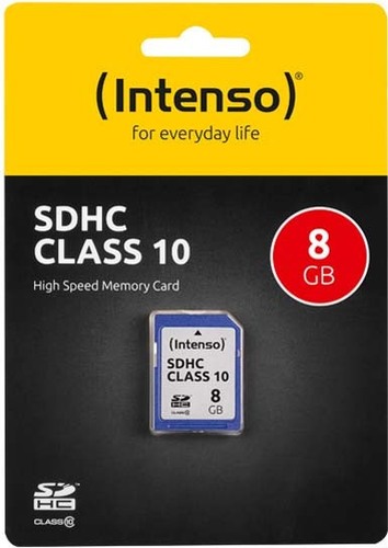 Intenso SDHC-Card 8GB (R)40MB/s,(W)10MB/s 3411460