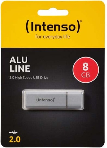 Intenso USB 2.0 Stick 8GB Alu (R)23MB/s,(W)6.5MB/s 3521462 si
