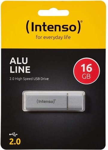 Intenso USB 2.0 Stick 16GB Alu (R)23MB/s,(W)6.5MB/s 3521472 si