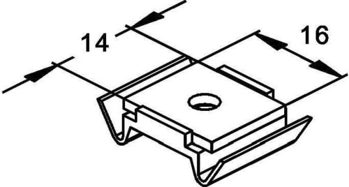 Niedax Gleitmuttern GUF 204