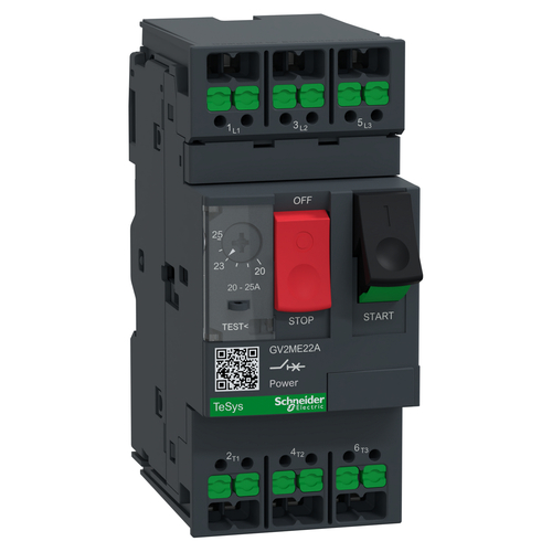 Schneider Electric Motorschutzschalter 20-25A Snapin GV2ME22A