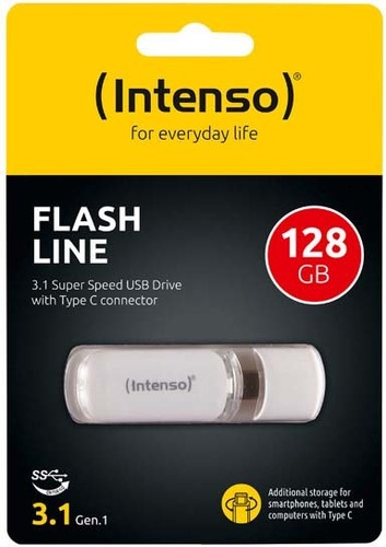 Intenso USB 3.1 OTG Stick 128GB (R)70MB/s,TypC 3538491