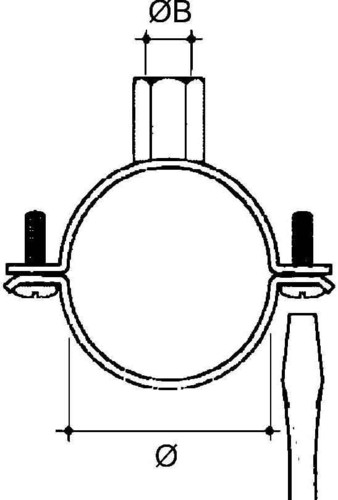 Niedax Rohrbefestigung PB-6872