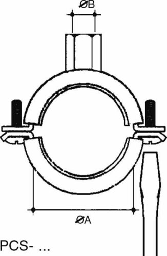 Niedax Rohrbefestigung PCS-2630 Niedax Rohrbefestigung PCS-2630