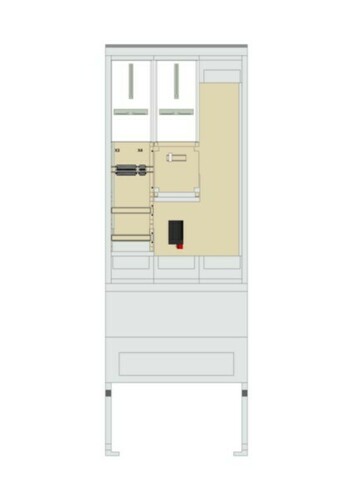 Hager SIF-Wandlerschrank 3-Pkt Zählerpl.TSG ZAW131AZ1 Hager SIF-Wandlerschrank 3-Pkt Zählerpl.TSG ZAW131AZ1