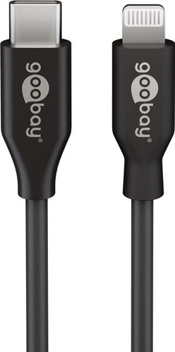 Goobay USB-C2.0 Daten-/Ladekabel Apple,1m,sw 39445
