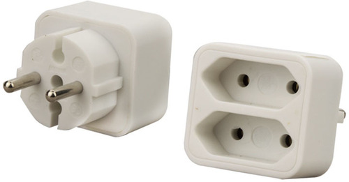 E+P Elektrik Doppelstecker weiß EA2