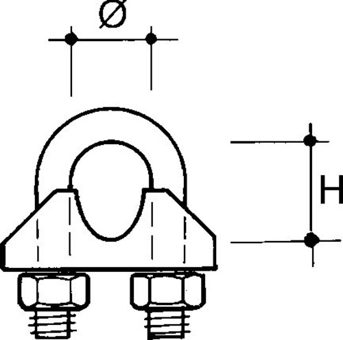 Niedax Seilbefestigung SSCWG-2