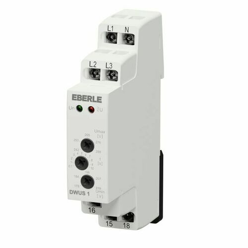 Eberle Controls Drehstrom-Spannungswächter mit N-Überwachung 3x DWUS 1