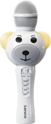 LENCO Karaoke-Kinder-Mikrofon BT,1x5W(RMS) BMC-060 White